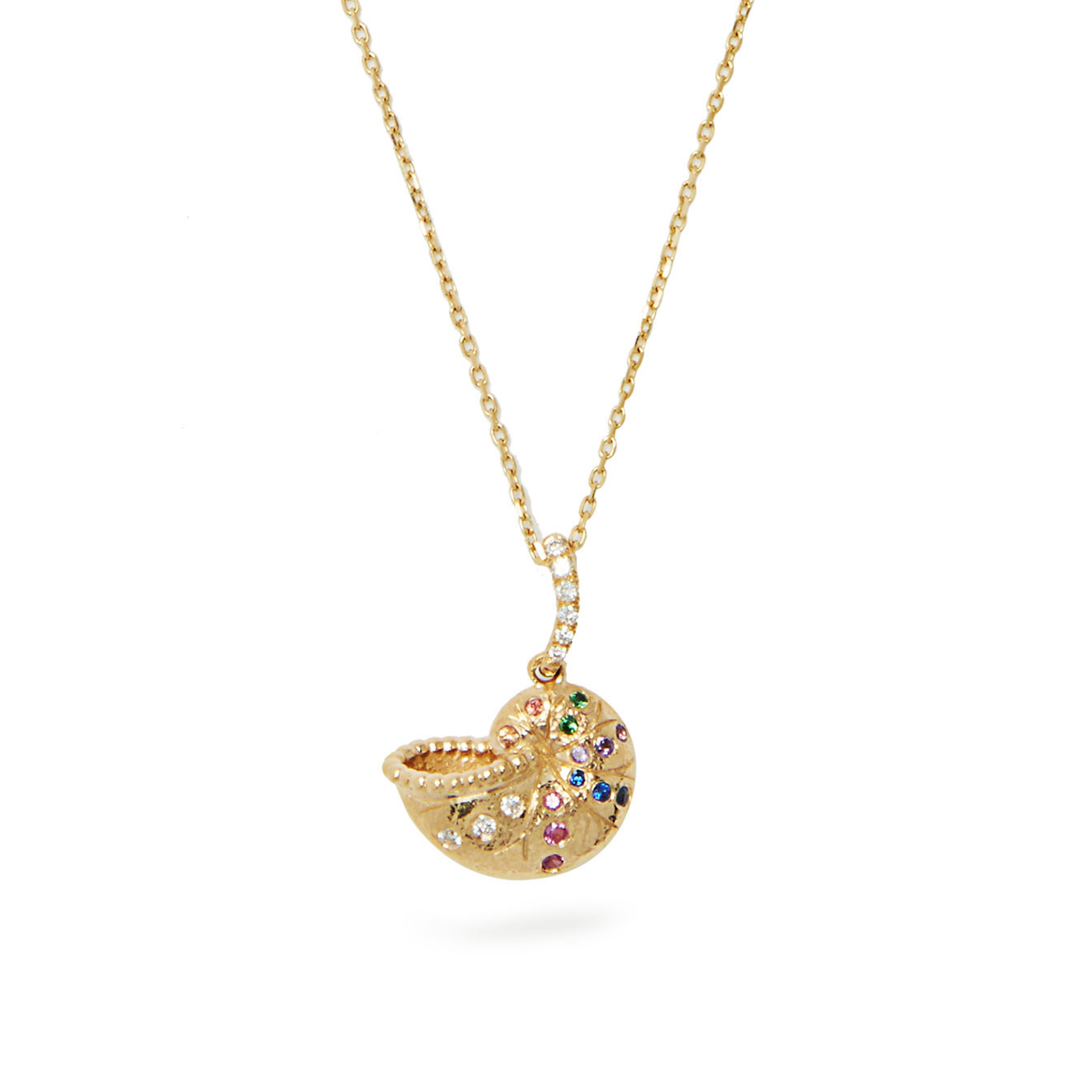 Aurelie Bidermann Nautilus shell necklace