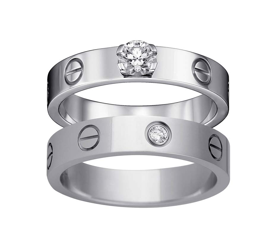 cartier love diamond ring price