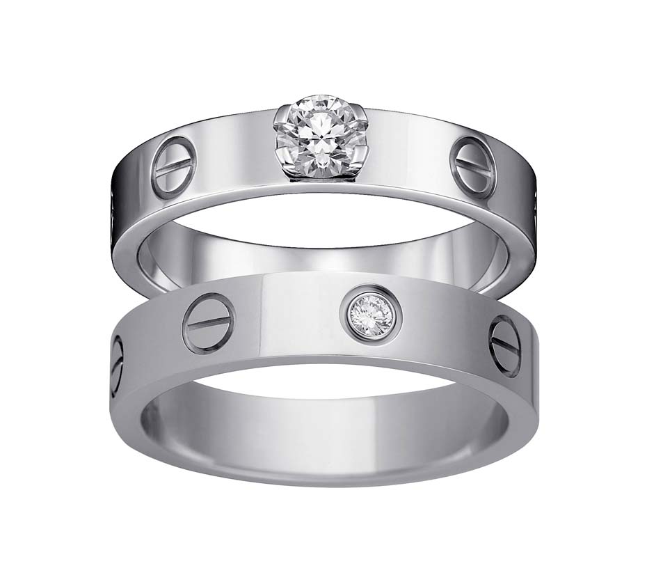 cartier matching wedding bands