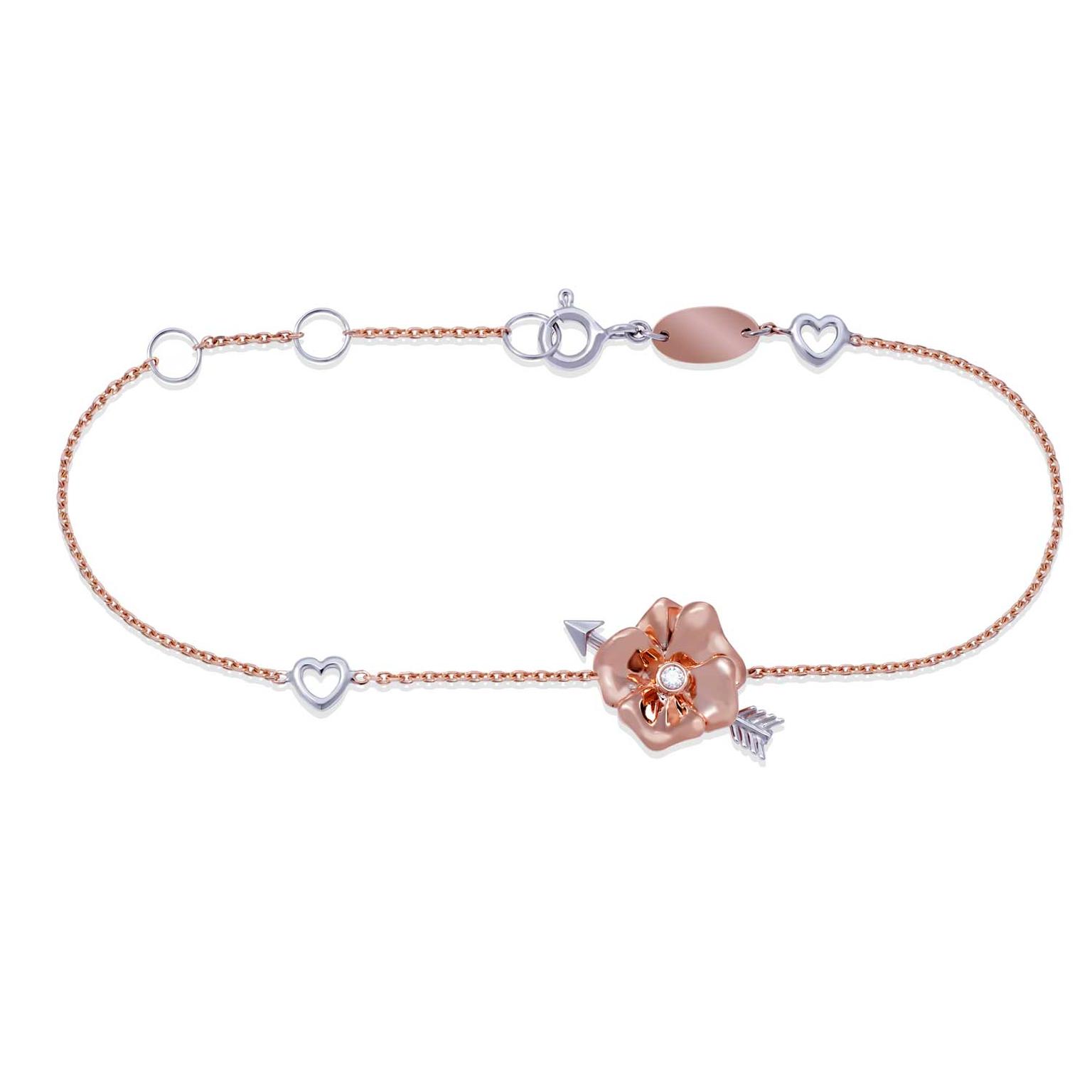 Stenzhorn Cupid's Potion rose gold and diamond bracelet