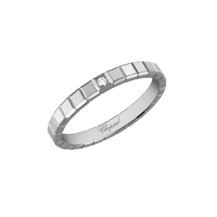 Chopard white gold Ice Cube ring