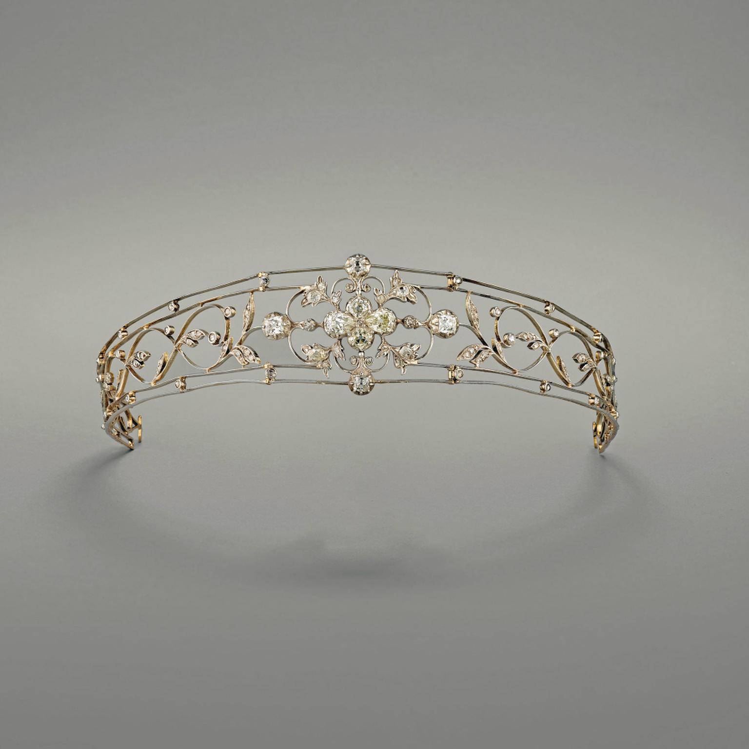 Chaumet Foilage bandeau tiara circa 1918