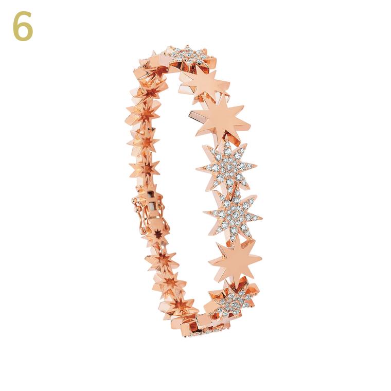 Bee Goddess star-studded diamond bracelet
