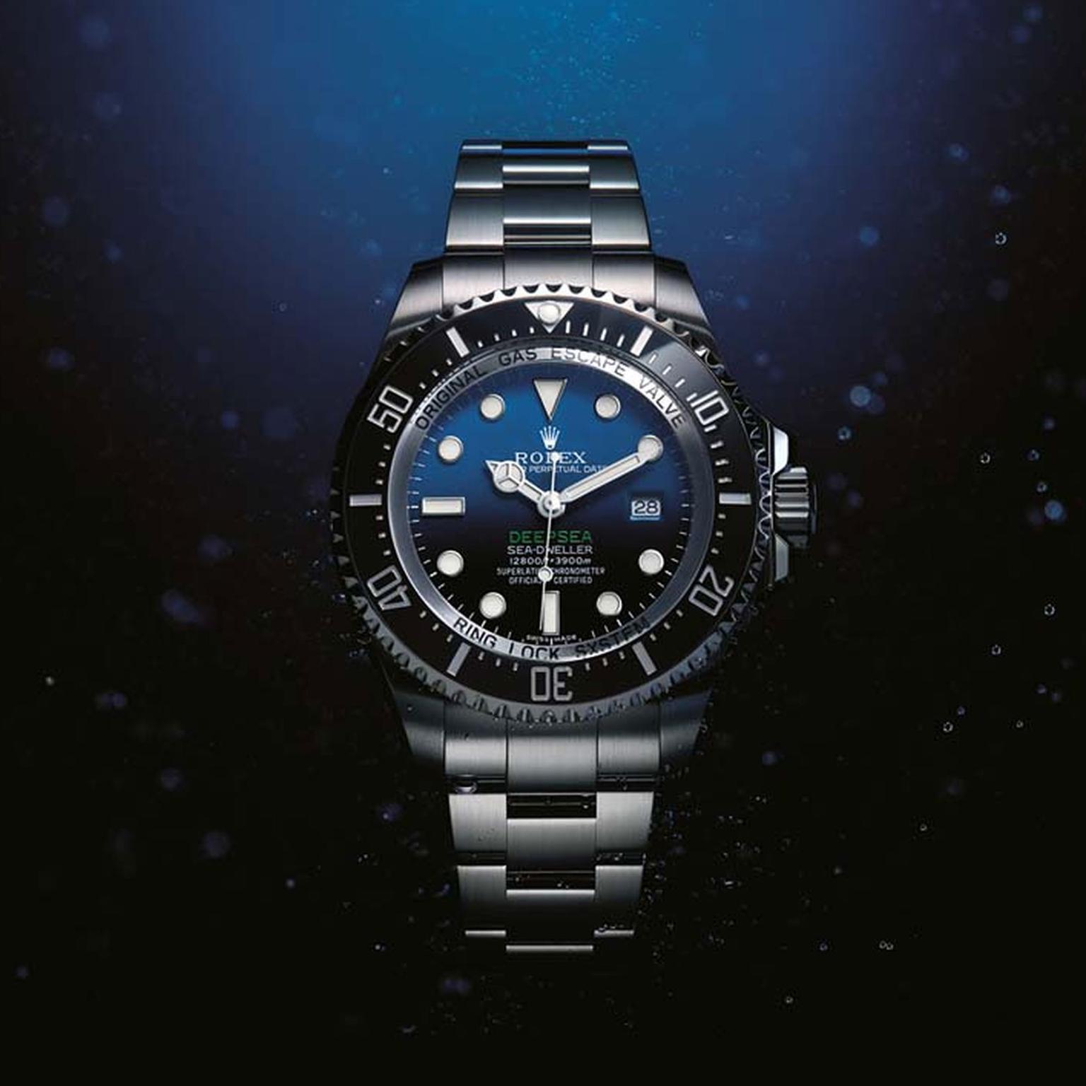 rolex watch blue