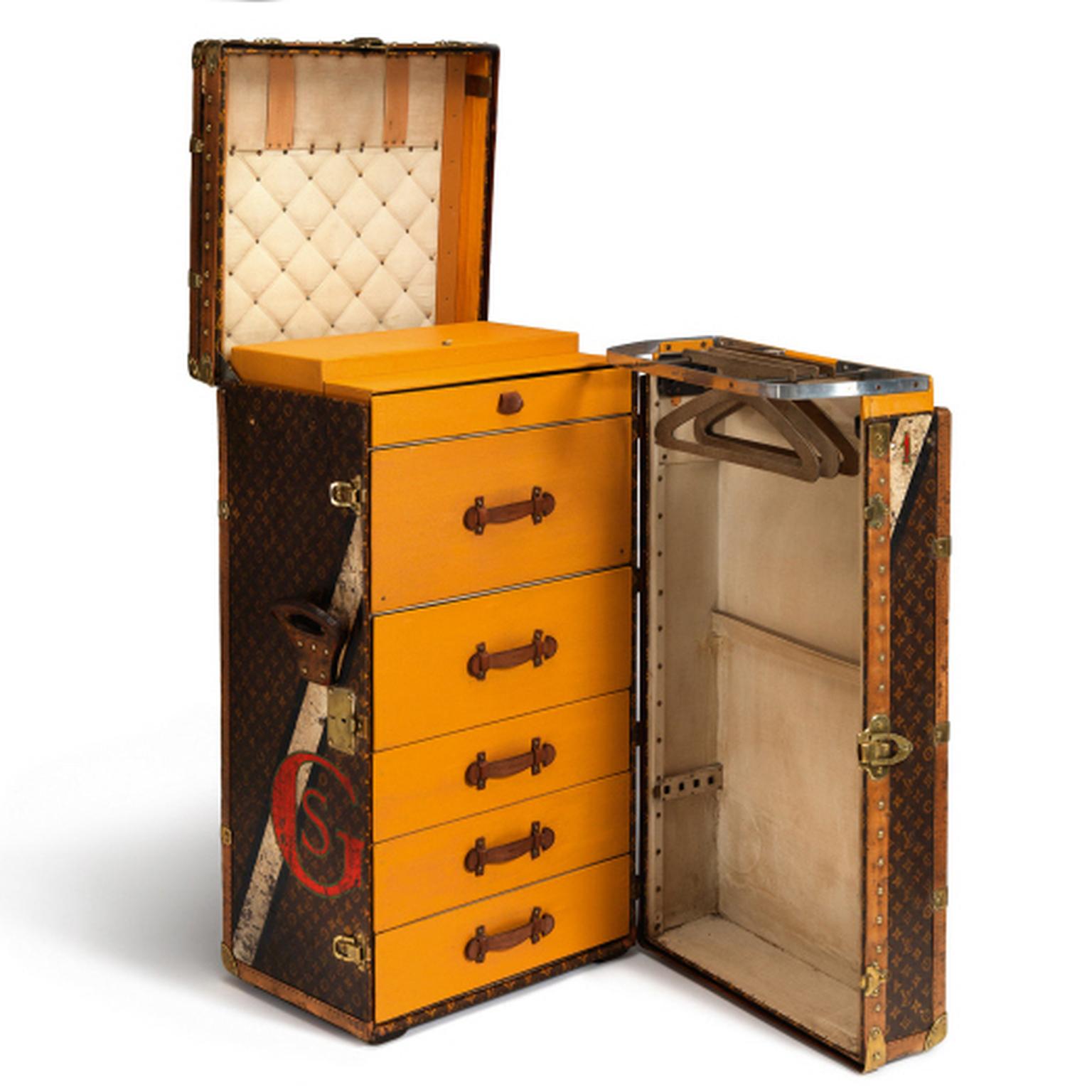 Louis Vuitton Monogram canvas wardrobe trunk