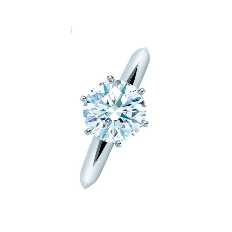 the tiffany setting with diamond band