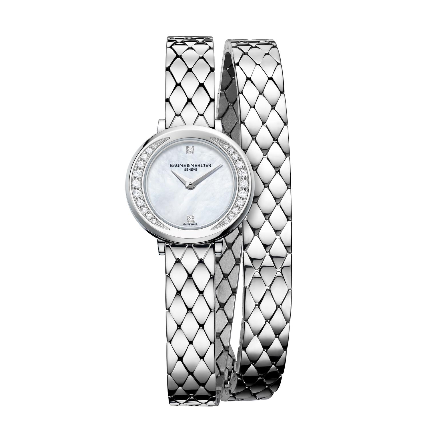 Baume & Mercier Petite Promesse steel bracelet watch