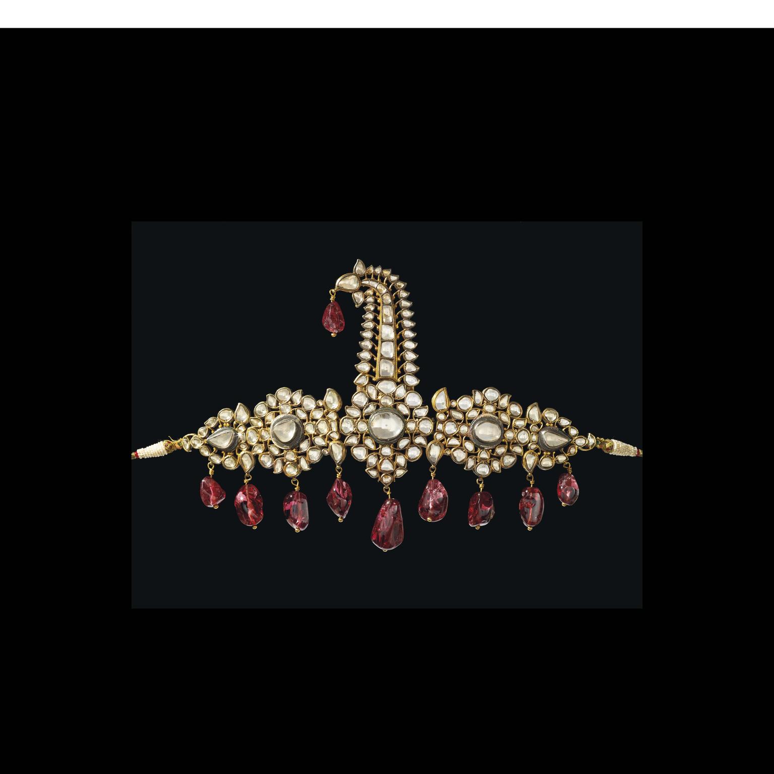 Diamond and Spinel Turban Ornament
