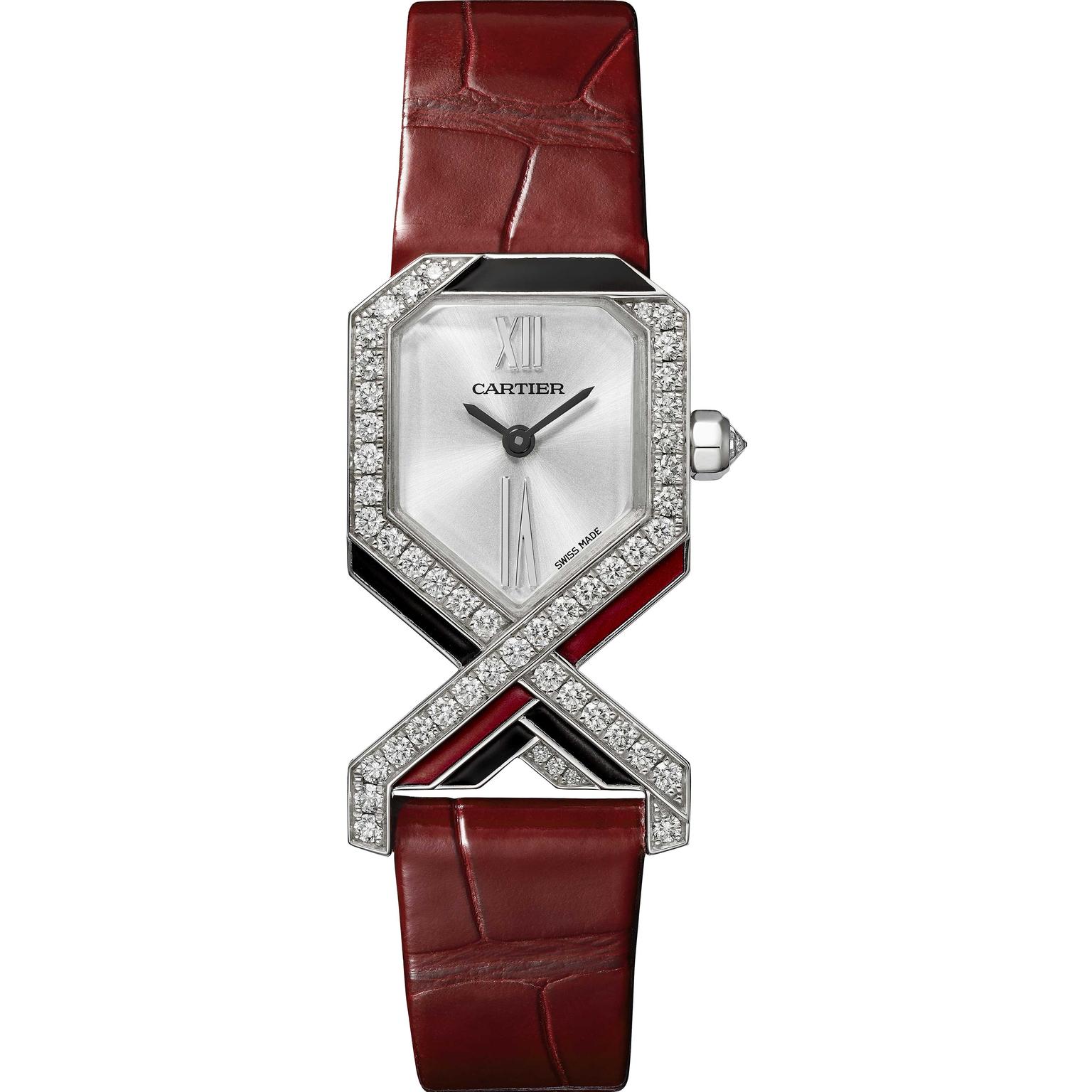 Cartier Libre Diagonale with black and red enamel 2019