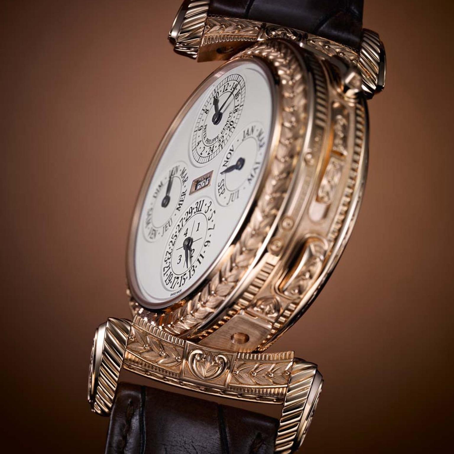A grand total of 1,366 parts were used to create the 175th anniversary Patek Philippe Grandmaster Chime Ref. 5175 watch - the most complicated Patek Philippe wristwatch has ever created.
