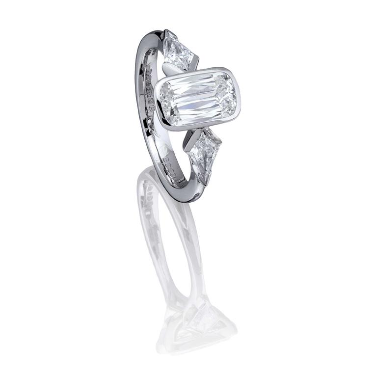Boodles Trilogy diamond Ashoka ring