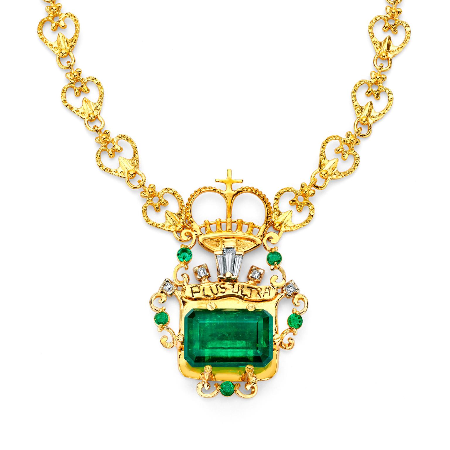 Marcial de Gomar Corona de Muzo emerald necklace