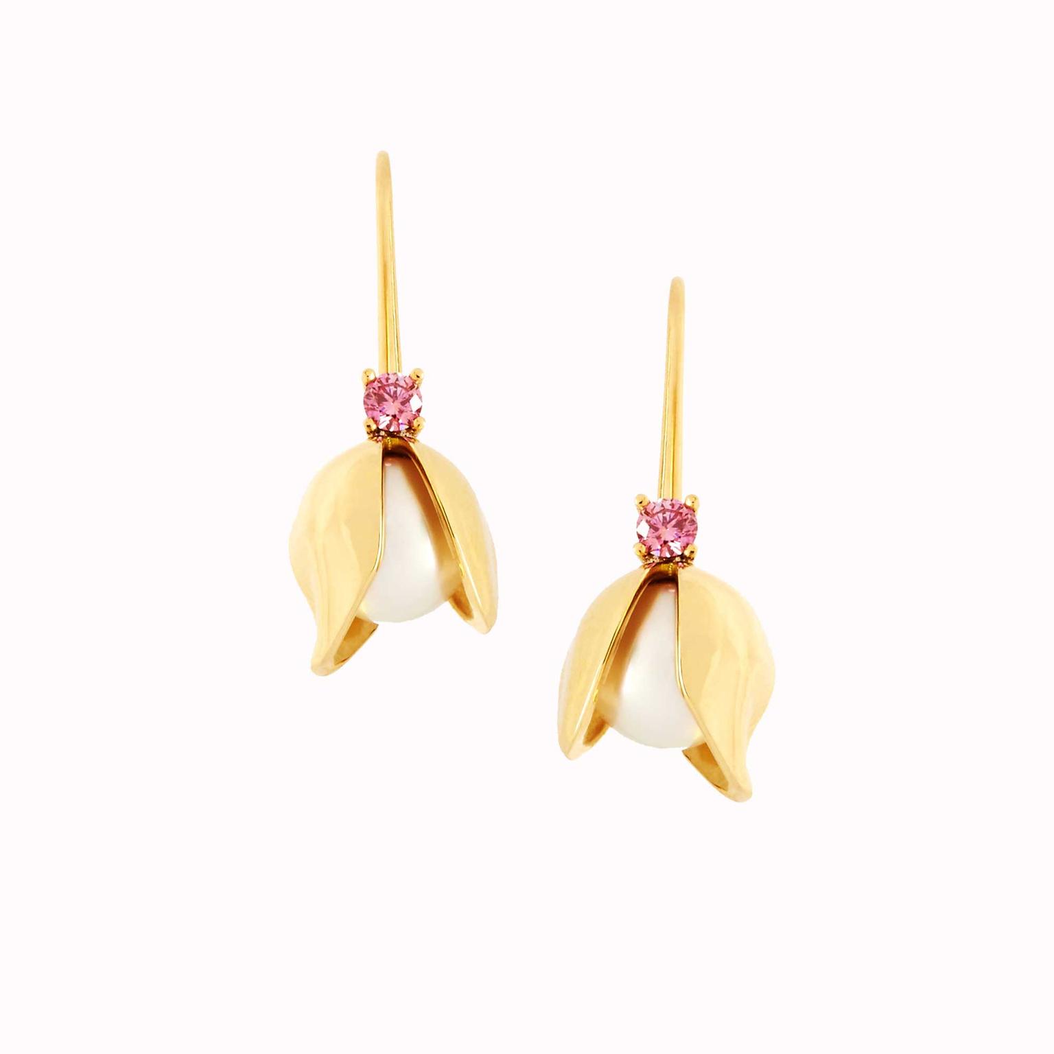 Tessa Packard Orchid drop earrings