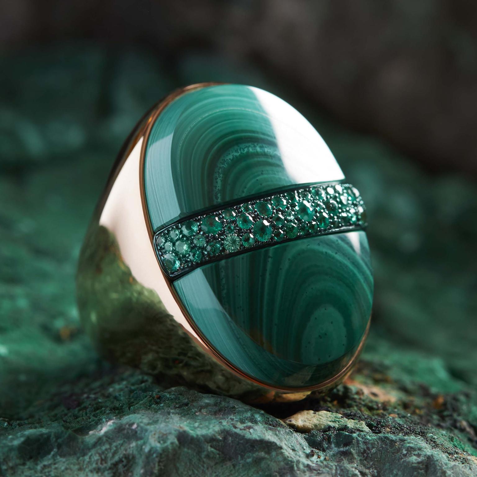 Pomellato Armonie Minerali Rhapsody in Green ring