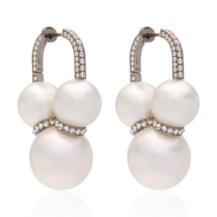 Mr Lieou pearls earrings