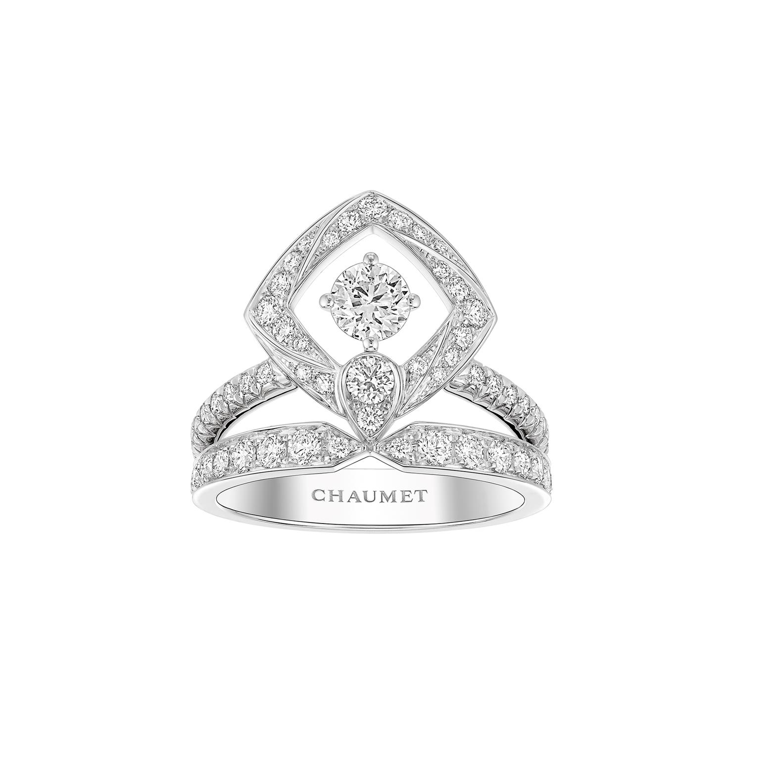 Chaumet Josephine Eclat Floral diamond ring