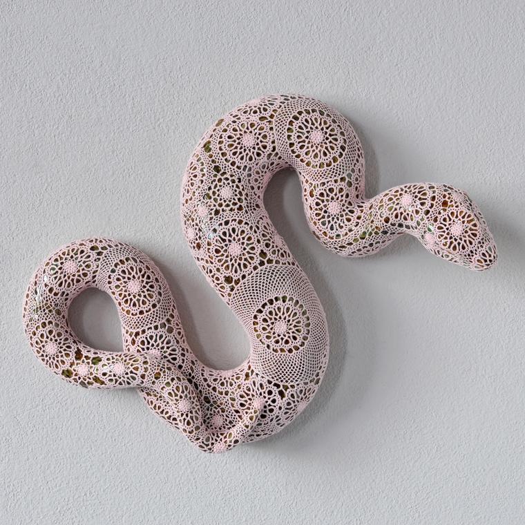 Estefania snake by Joana Vasconcelos