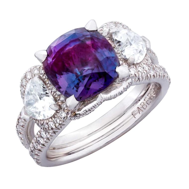 Fabergé Devotion alexandrite ring