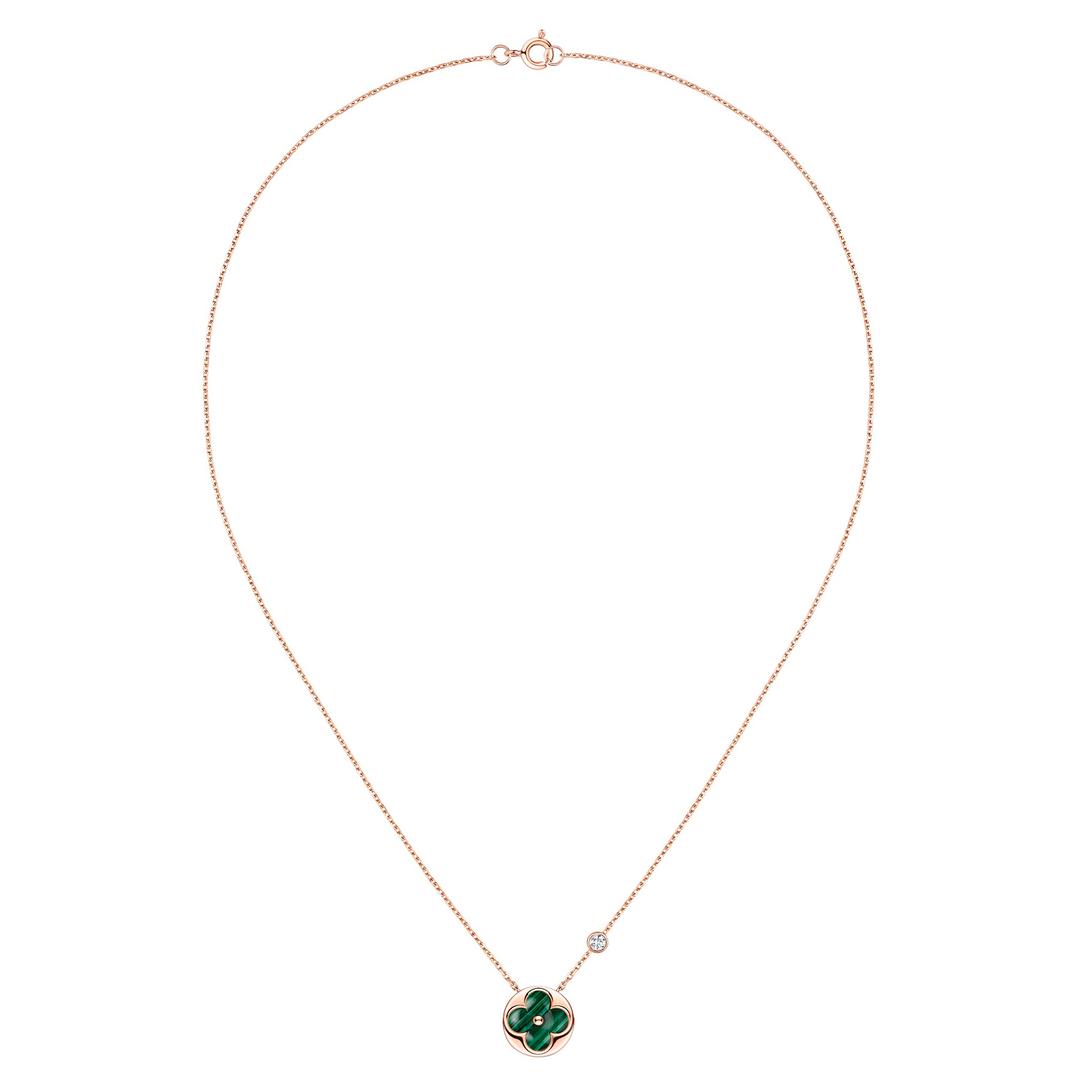 Louis Vuitton Color Blossom Lariat Necklace 18K Rose Gold with Mother ...
