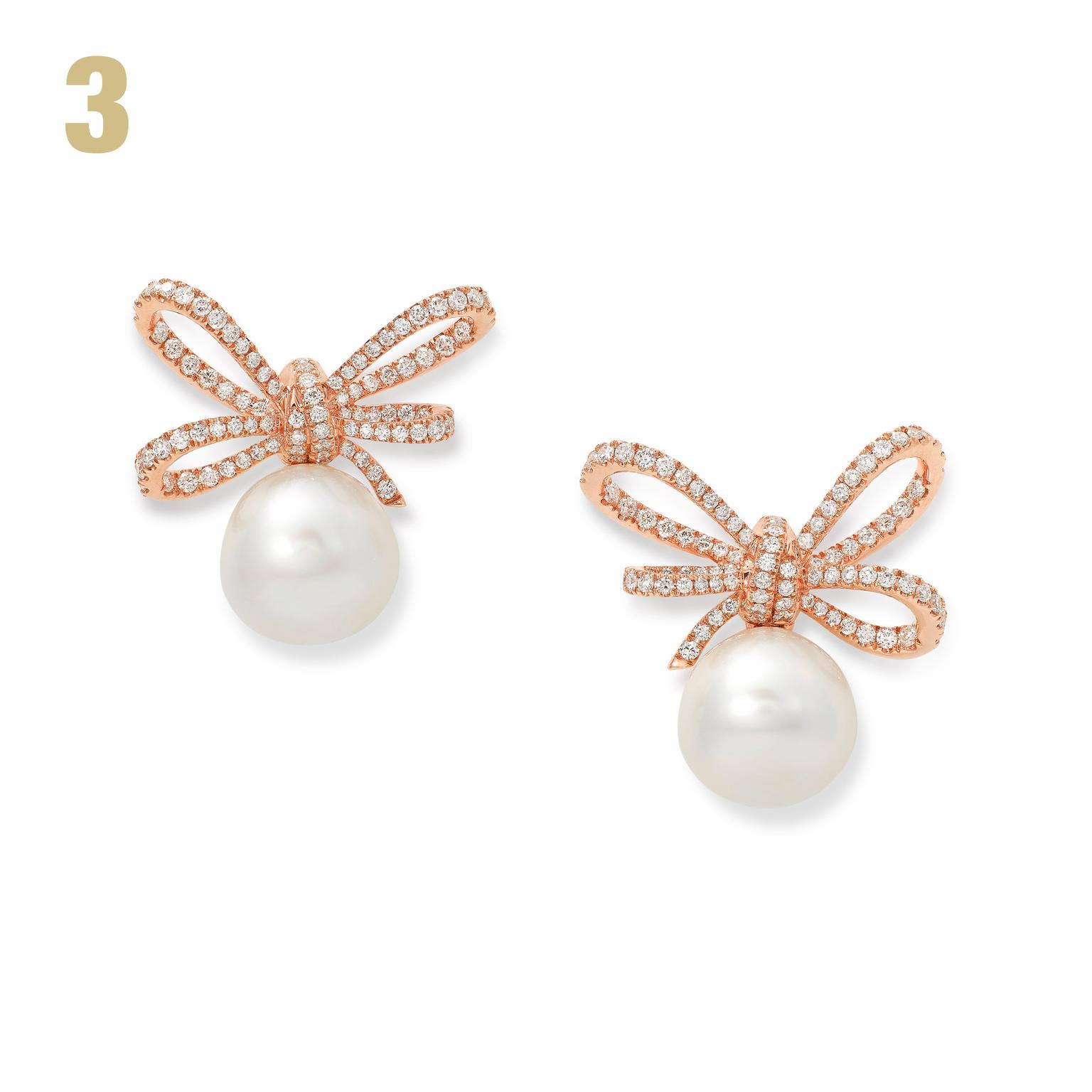 VanLeles diamond and pearl earrings