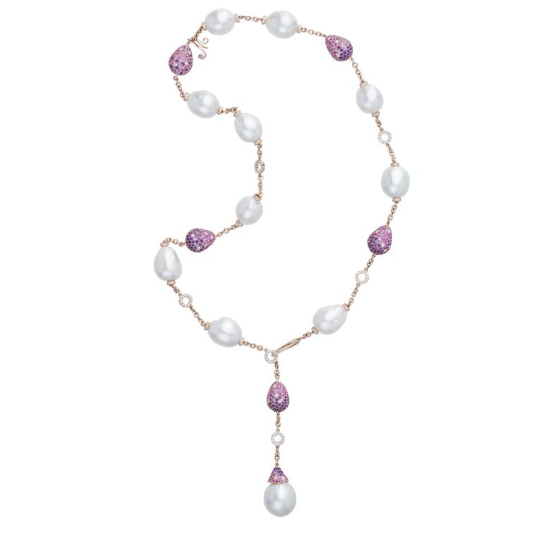 Purple and Pink Bliss necklace from Margot McKinney