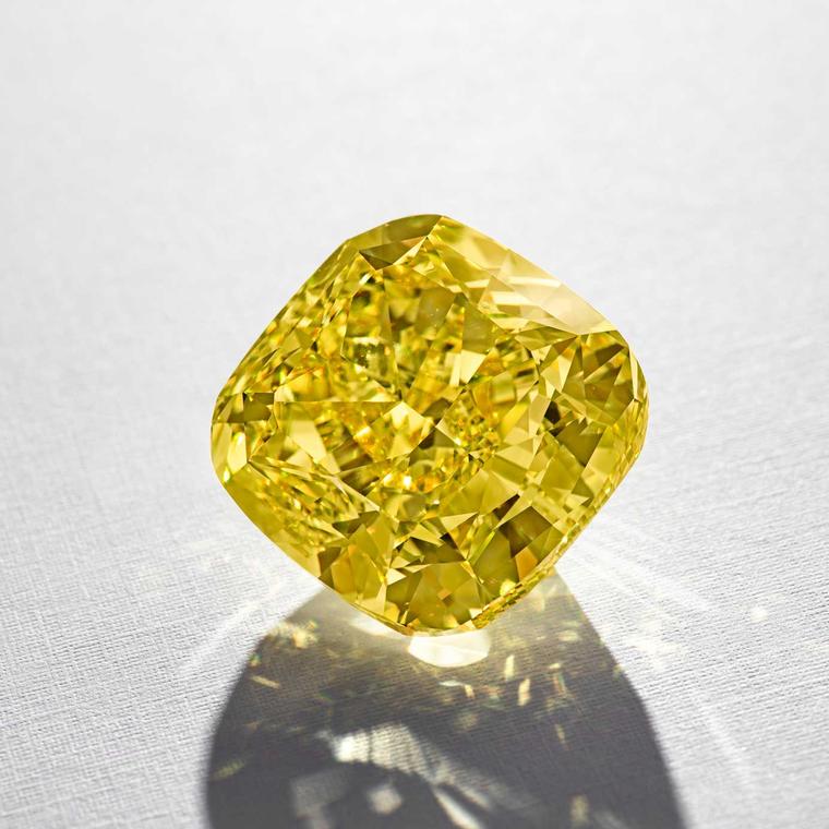 74.48-carat Fancy Vivid Yellow IF diamond -  Poly Auction Hong Kong 10th Anniversary Sale