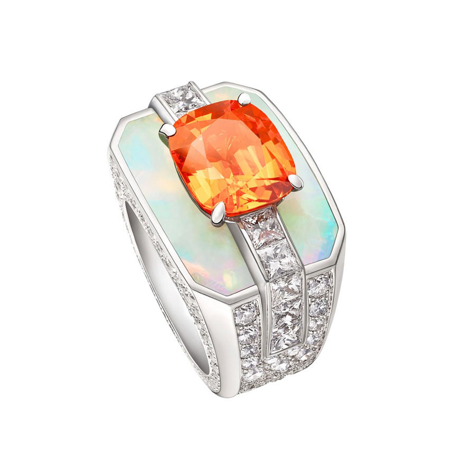 Louis Vuitton Chain Attraction opal ring