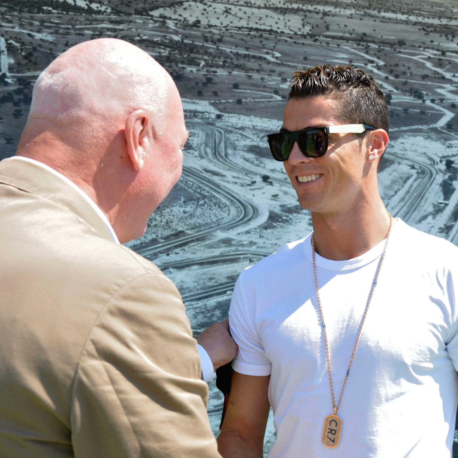 TAG Heuer CEO Jean-Claude Biver and Cristiano Ronaldo
