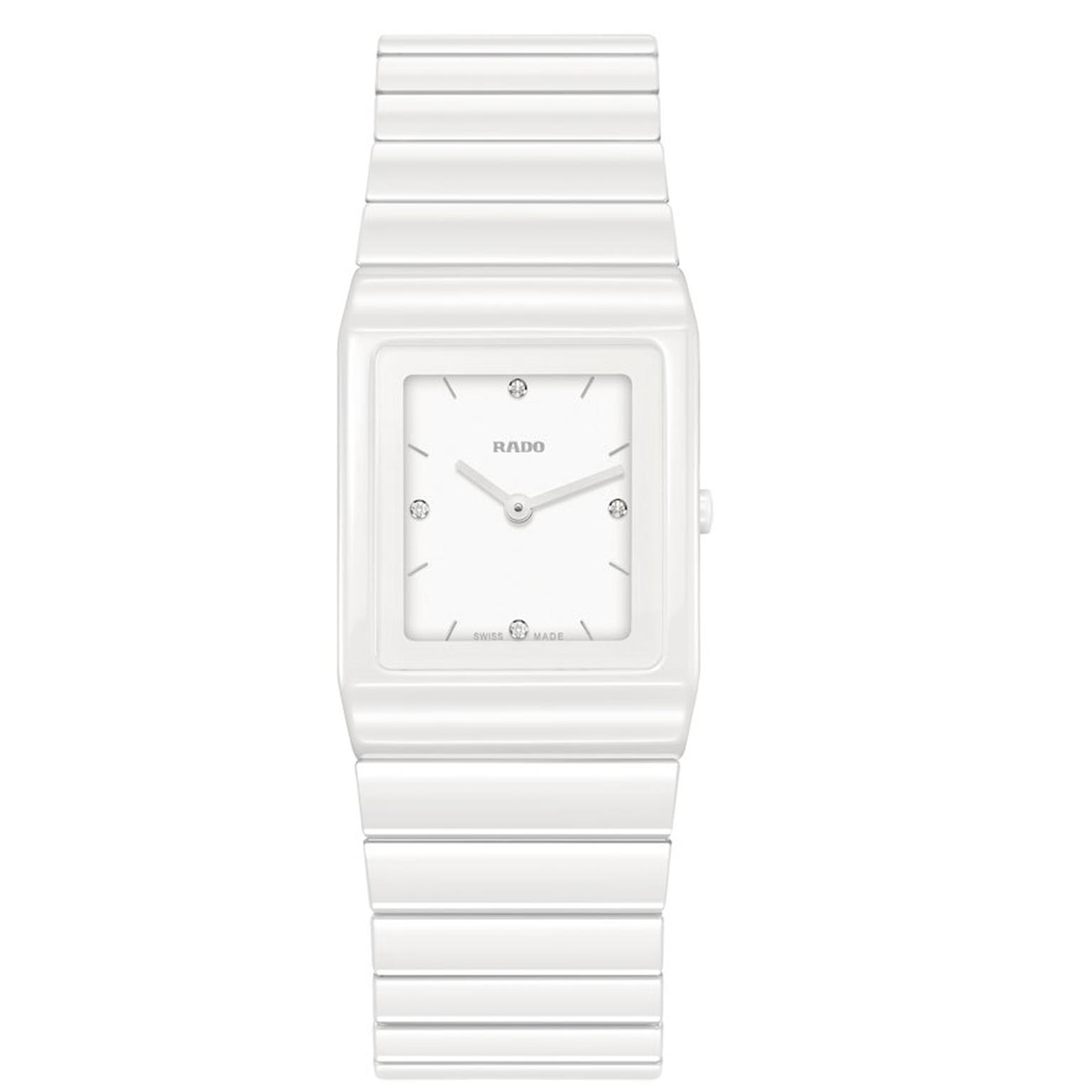 Rado Ceramica ladies' ceramic watch in white