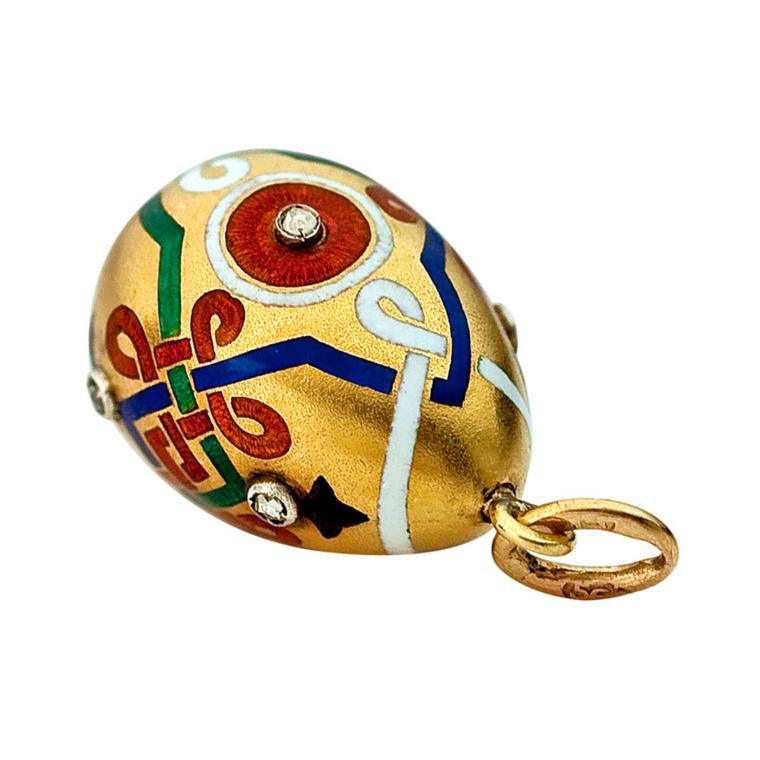 1stdibs Faberge Russian Revival egg charm
