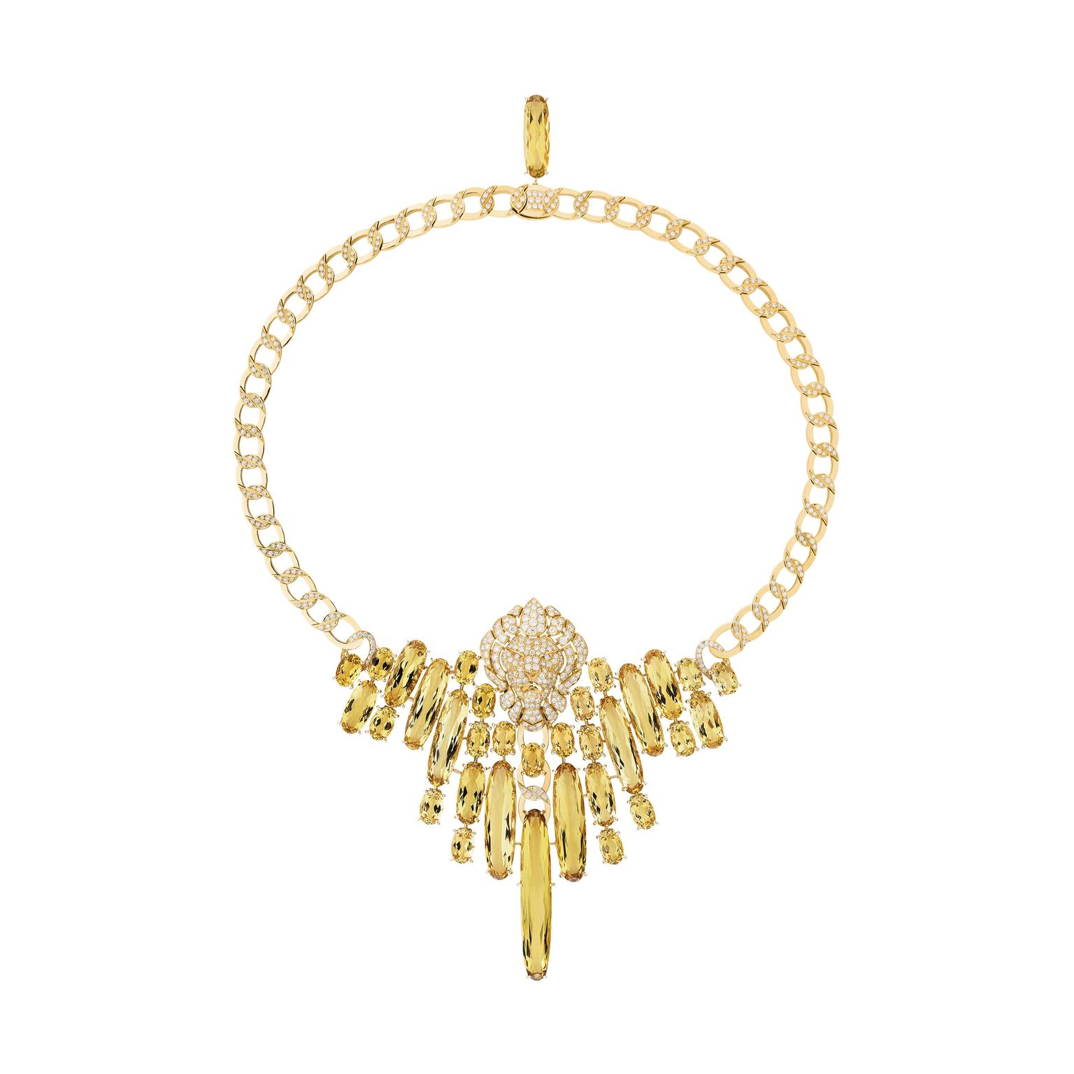 Chanel L'Esprit du Lion Dazzling lion necklace