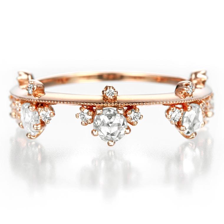 Kataoka Diamond Crown engagement ring