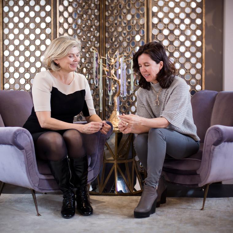 Maria Doulton and Christine Pasquier at Louis Vuitton Paris