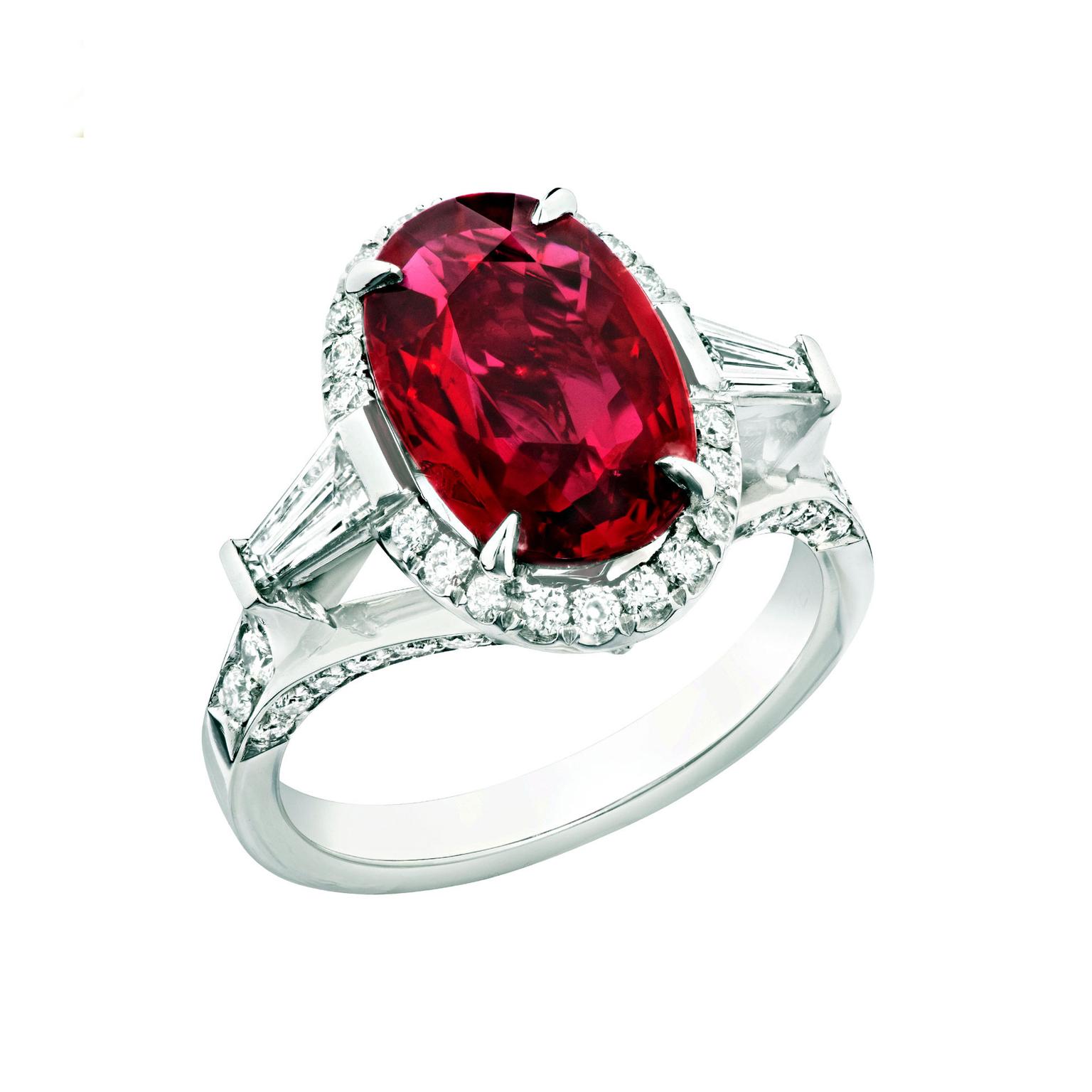 Faberge Devotion ruby ring 5ct