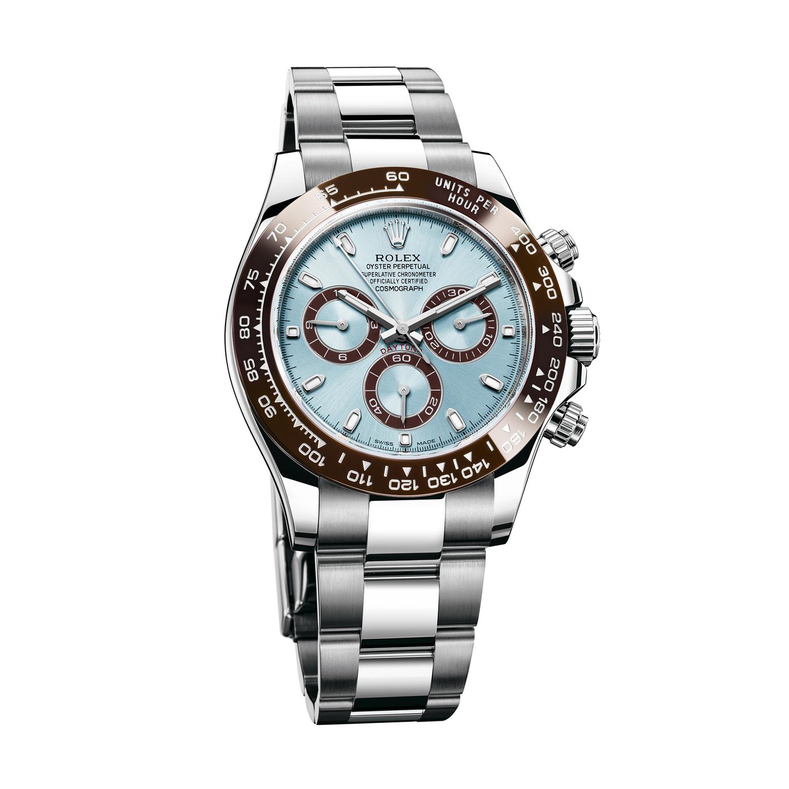 Oyster Perpetual Cosmograph Daytona 40mm Platinum Watch Rolex The Jewellery Editor