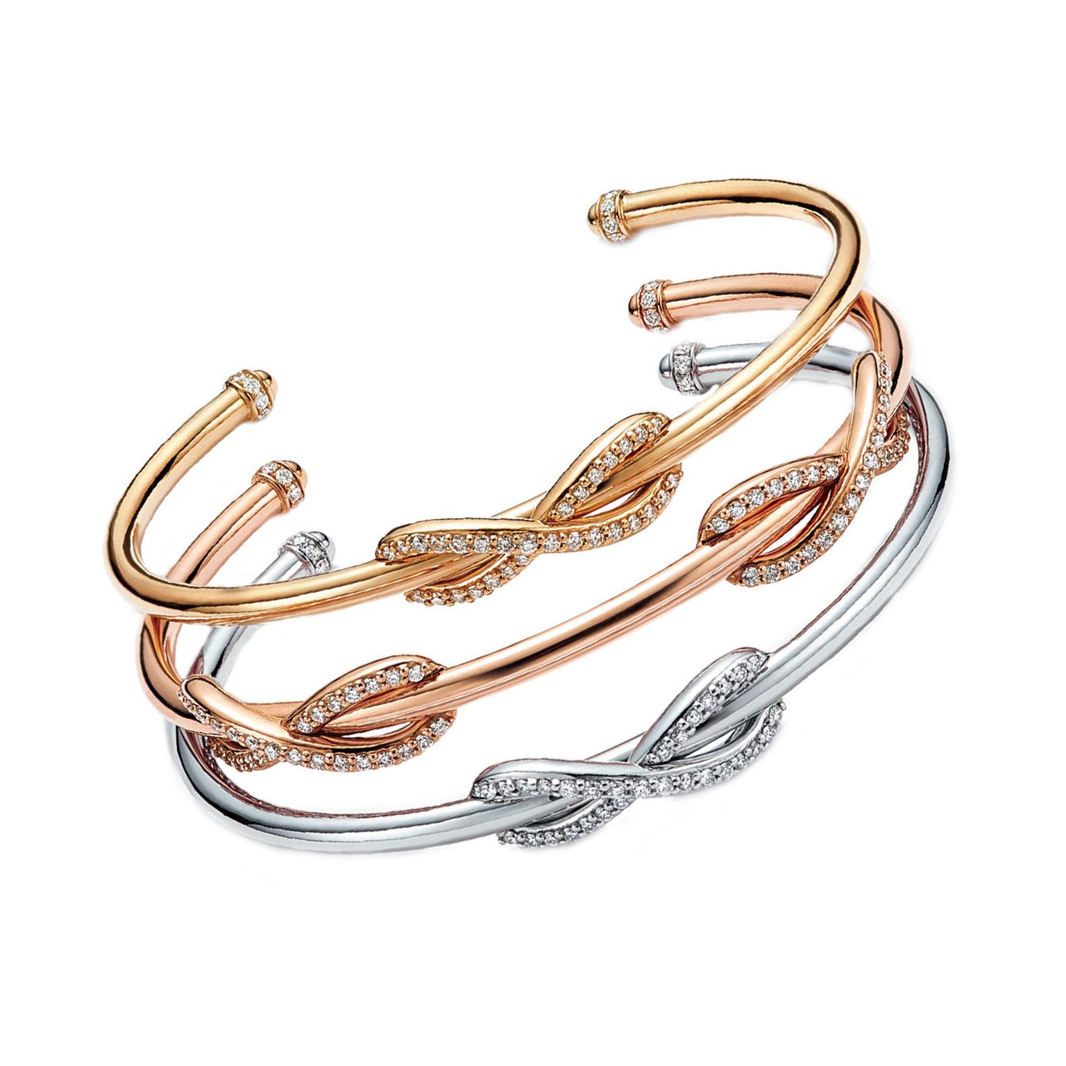 Tiffany Infinity stacking bracelets