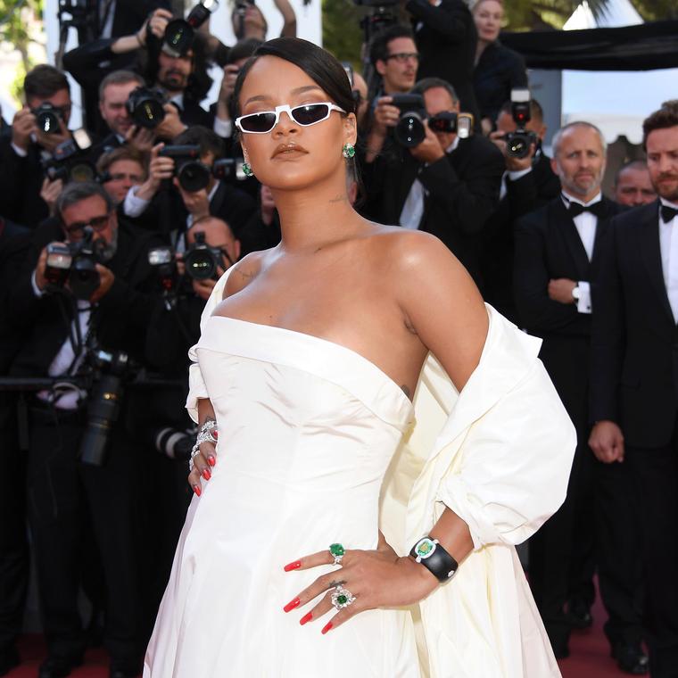 Rihanna at Cannes 2017 in the Rhianna Loves Chopard High Jewellery collection