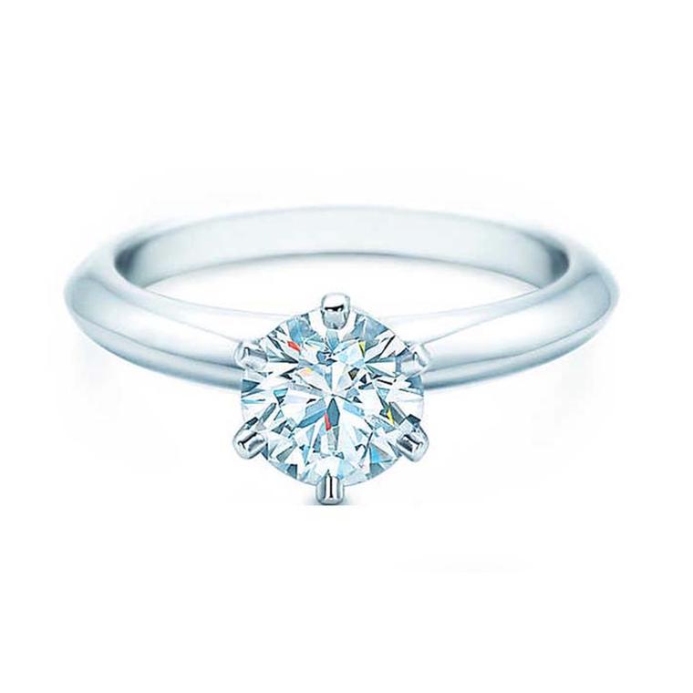 Tiffany Setting 1 carat diamond engagement ring