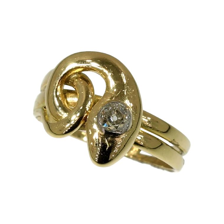 Adin Antique Jewellery Victorian snake ring