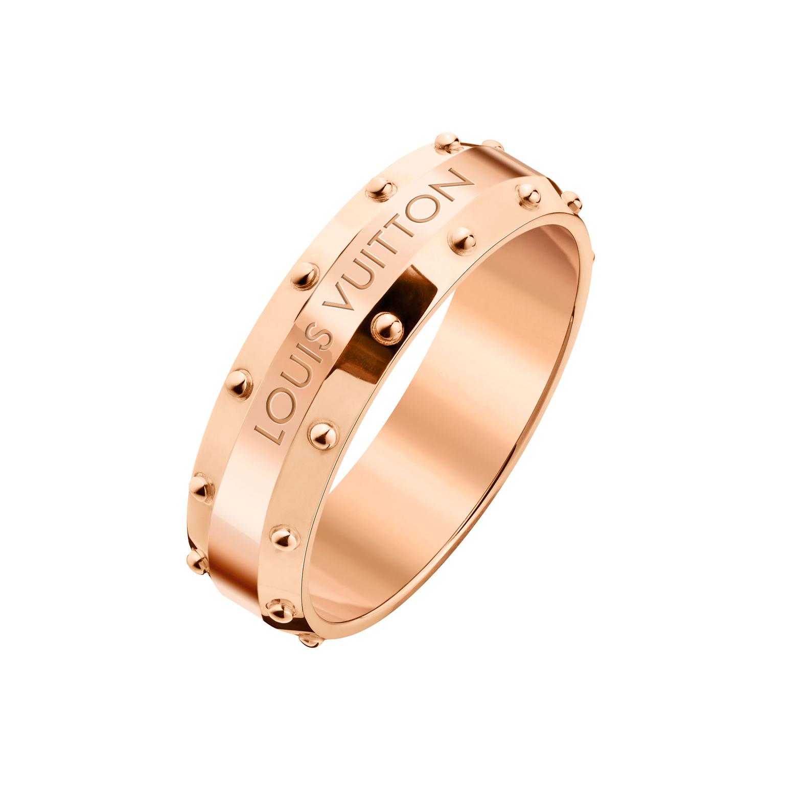 Dentelle de Monogram pink gold ring | Louis Vuitton | The Jewellery Editor