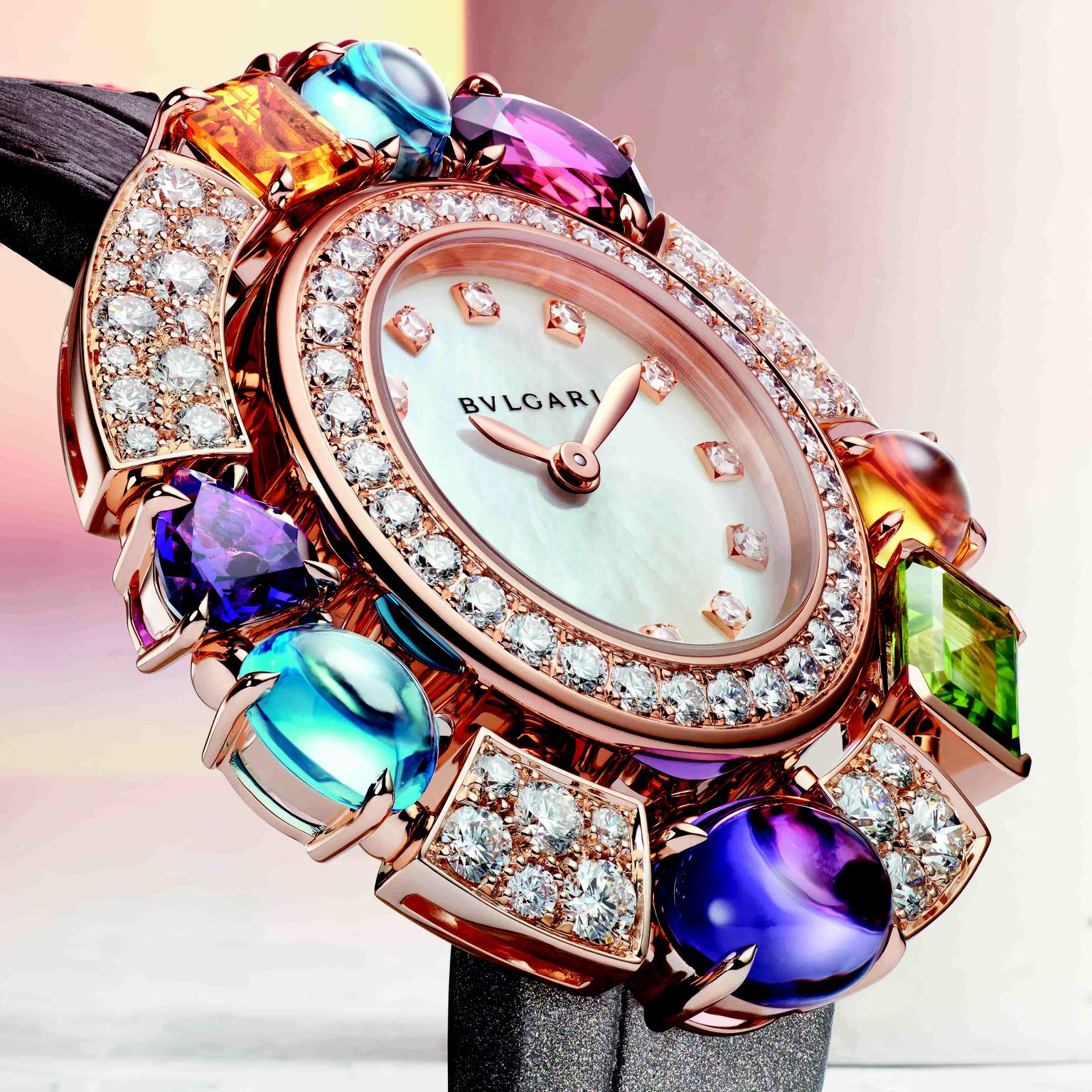 Divissima Astrale watch in pink gold by Bulgari