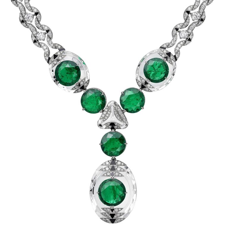 Cartier Magnitude Theia emerald necklace