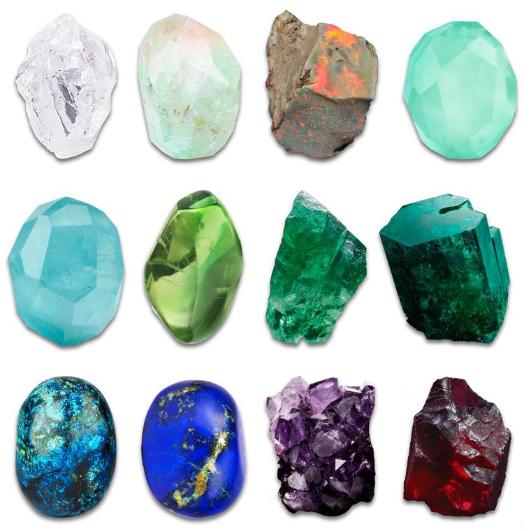 Where do semi-precious stones come from?
