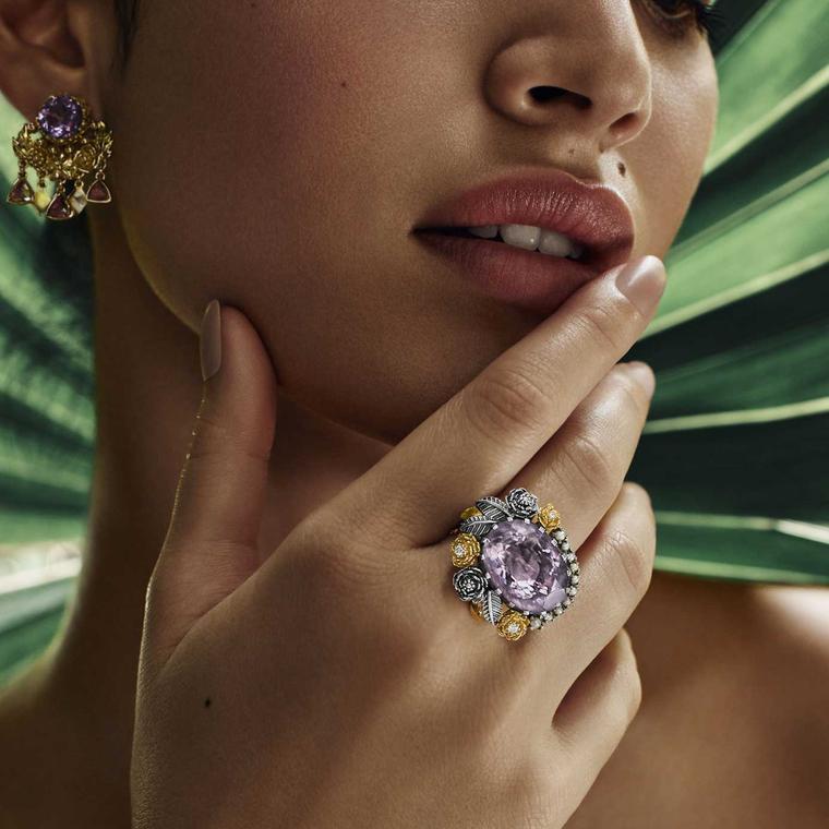 Floral Bloom ring by Azza Fahmy