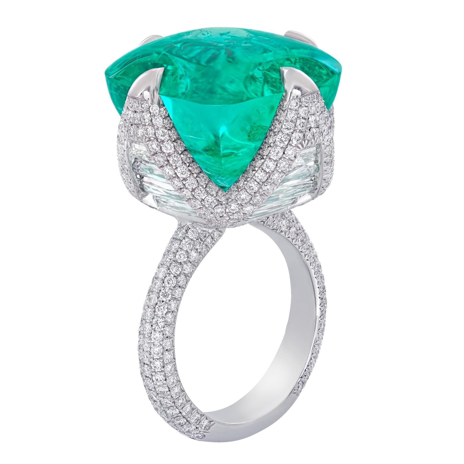 26 48 Carat Colombian Emerald Ring Nirav Modi The Jewellery Editor