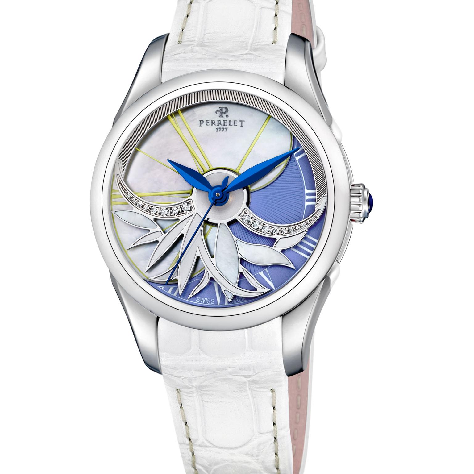 Watches with flower dials 