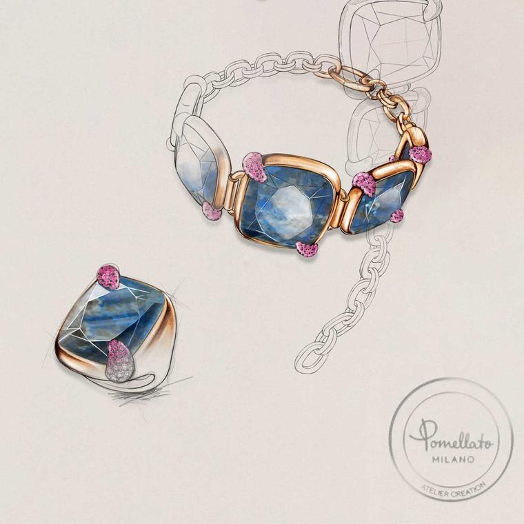 Pomellato Denim Lapis Lazuli bracelet