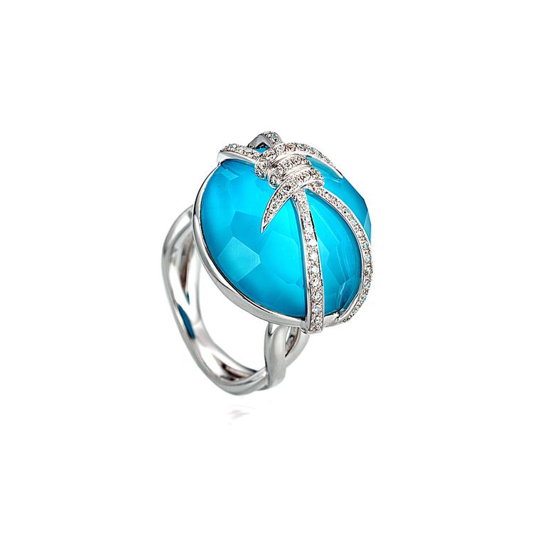 Stephen Webster Forget Me Knot bubble crystal haze ring