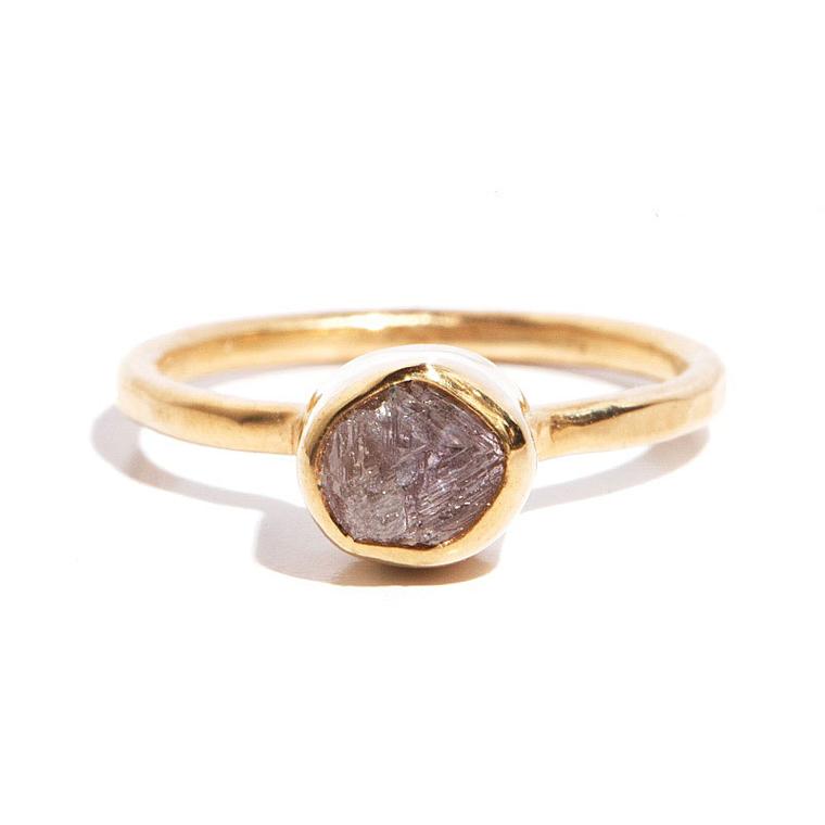 Melissa Joy Manning rough diamond ring