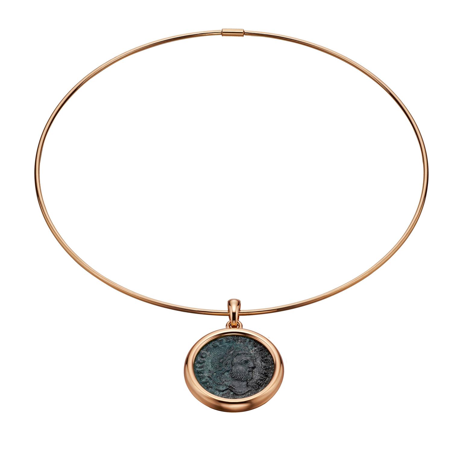 bulgari monete necklace